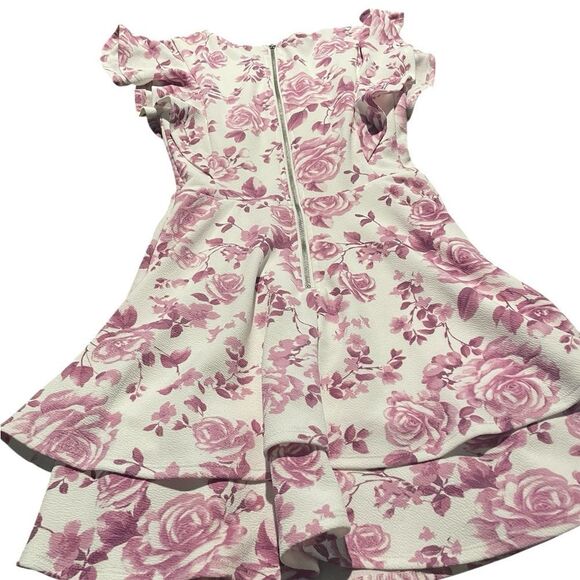 Midnight doll size mediumFloral Pink ladies Dress lined - Picture 2 of 2